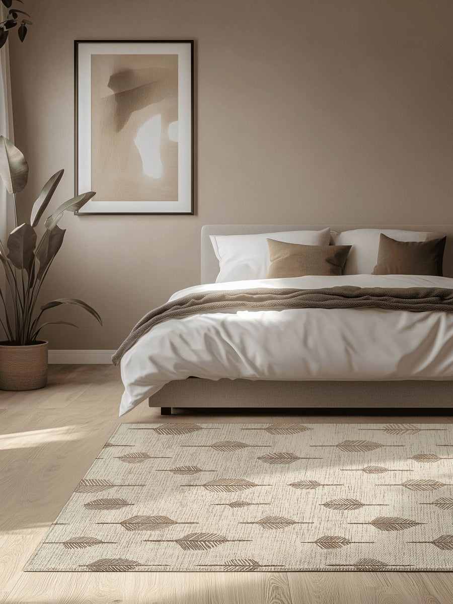 Soft Reed Flow Rug – Wind - Swept Elegance, Soft & Calming | Nature - Inspired Rug by districtoasis