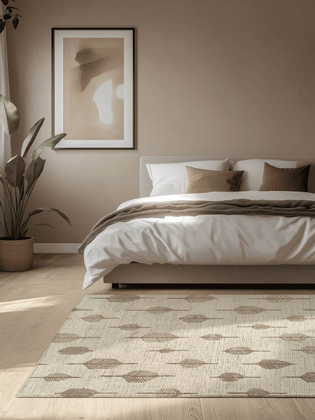 Soft Reed Flow Rug – Wind - Swept Elegance, Soft & Calming | Nature - Inspired Rug by districtoasis