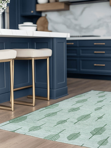 Soft Reed Flow Rug – Wind - Swept Elegance, Soft & Calming | Nature - Inspired Rug by districtoasis