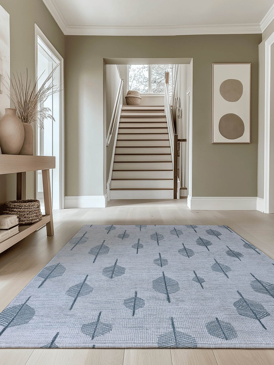 Soft Reed Flow Rug – Wind - Swept Elegance, Soft & Calming | Nature - Inspired Rug by districtoasis