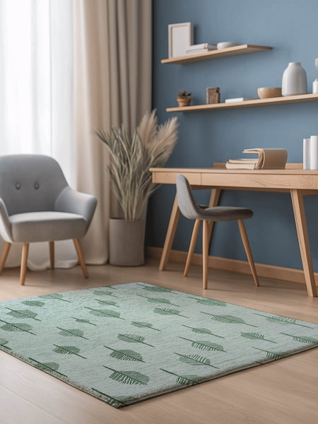Soft Reed Flow Rug – Wind - Swept Elegance, Soft & Calming | Nature - Inspired Rug by districtoasis