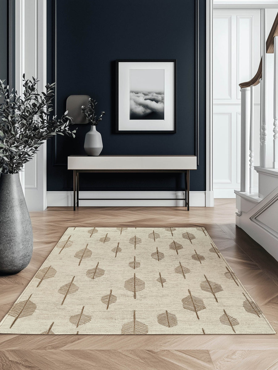 Soft Reed Flow Rug – Wind - Swept Elegance, Soft & Calming | Nature - Inspired Rug by districtoasis