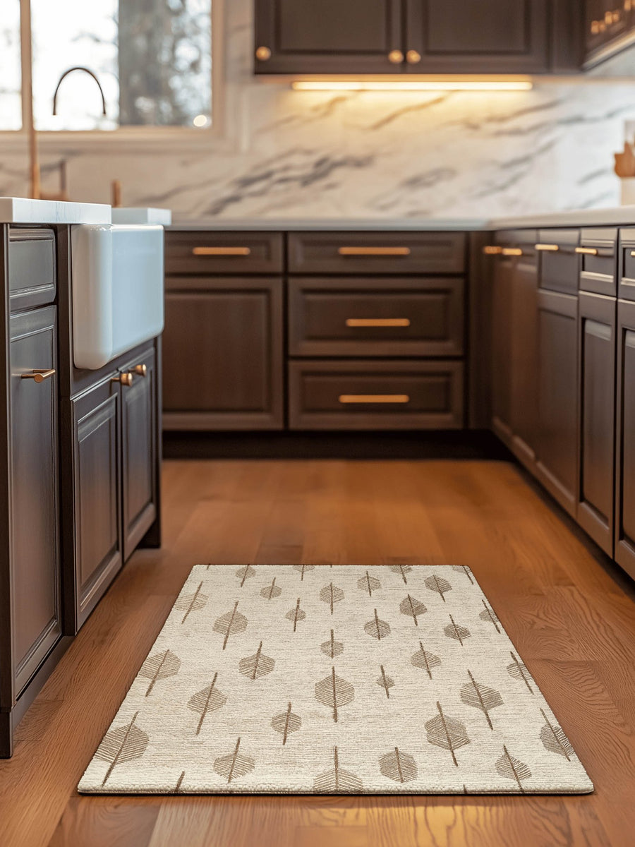 Soft Reed Flow Rug – Wind - Swept Elegance, Soft & Calming | Nature - Inspired Rug by districtoasis