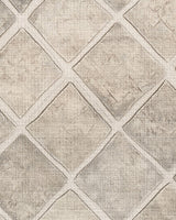 Soft Woven Diamond Rug | Nature - Inspired Rug by districtoasis