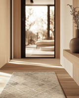 Soft Woven Diamond Rug | Nature - Inspired Rug by districtoasis