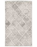 Soft Woven Diamond Rug – Minimalist Elegance, Soft & Durable | Nature - Inspired Rug by districtoasis
