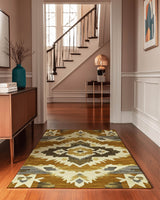 Sun - Faded Western Heritage Rug | Nature - Inspired Rug by districtoasis
