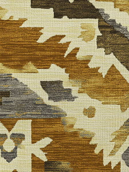 Sun - Faded Western Heritage Rug | Nature - Inspired Rug by districtoasis