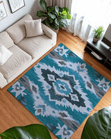 Sun - Faded Western Heritage Rug | Nature - Inspired Rug by districtoasis