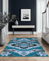 Sun - Faded Western Heritage Rug | Nature - Inspired Rug by districtoasis