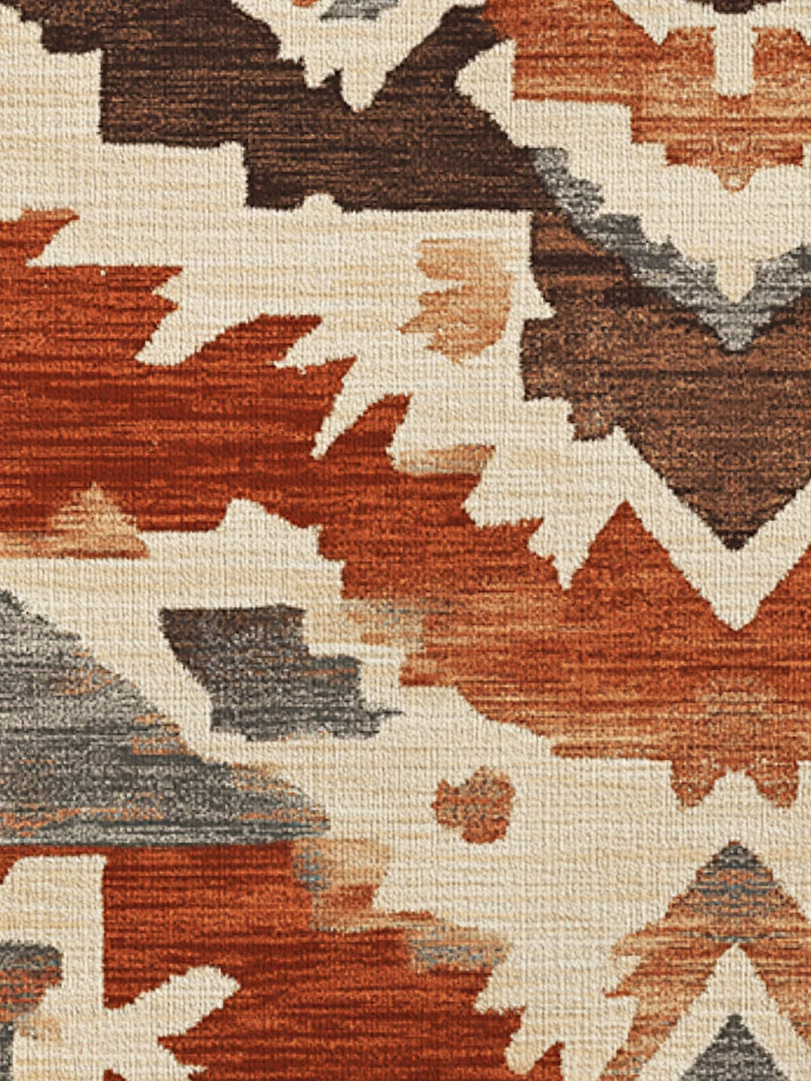 Sun - Faded Western Heritage Rug | Nature - Inspired Rug by districtoasis