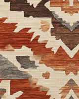 Sun - Faded Western Heritage Rug | Nature - Inspired Rug by districtoasis