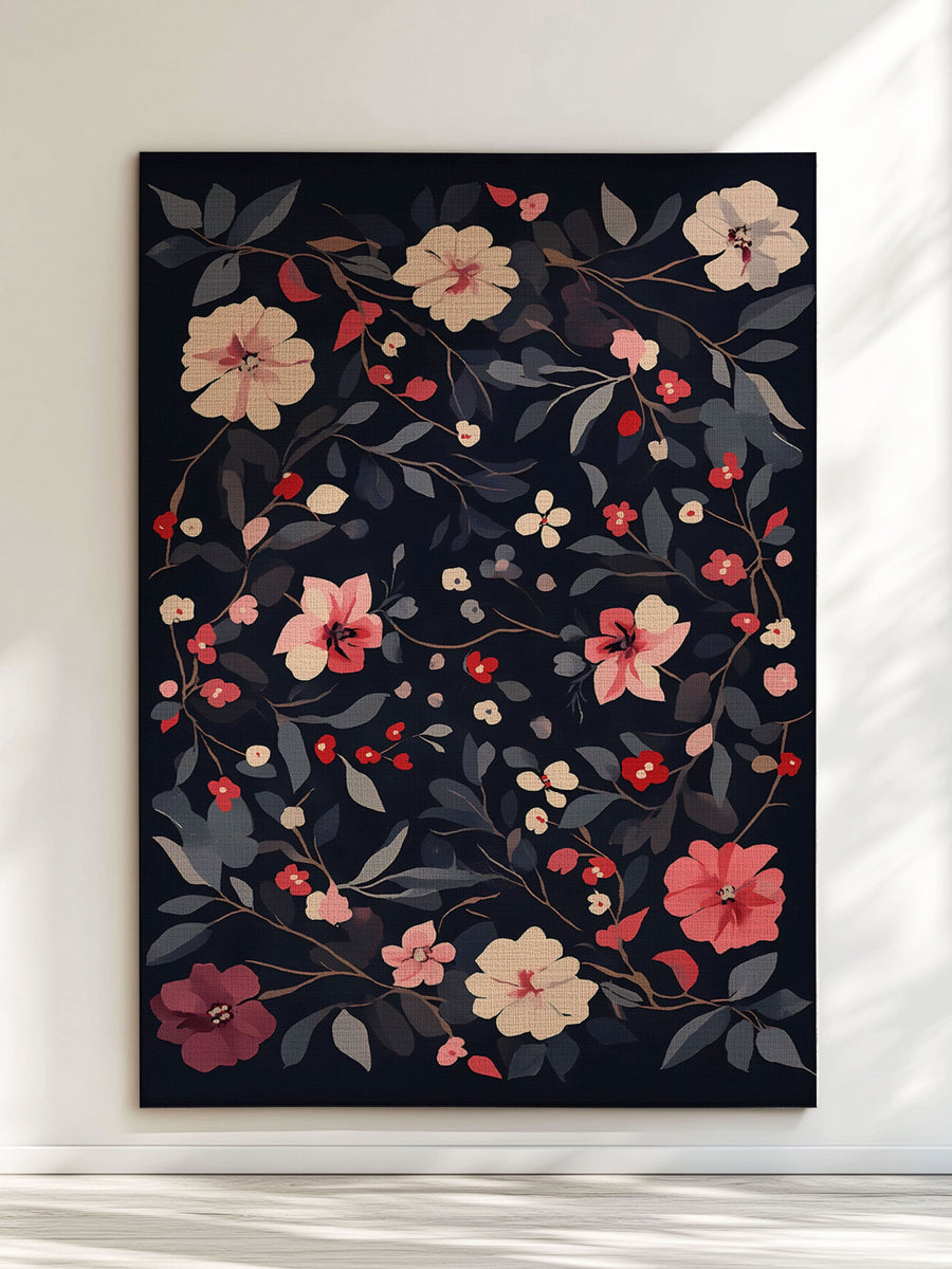 Timeless Bloom Rug – Elegant Floral Design