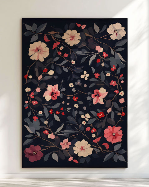 Timeless Bloom Rug – Elegant Floral Design