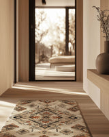 Timeworn Aztec Tapestry Rug | Nature - Inspired Rug by districtoasis