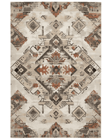 Timeworn Aztec Tapestry Rug – Aged Tribal Elegance, Soft & Durable | Nature - Inspired Rug by districtoasis