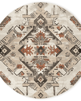Timeworn Aztec Tapestry Rug – Aged Tribal Elegance, Soft & Durable | Nature - Inspired Rug by districtoasis