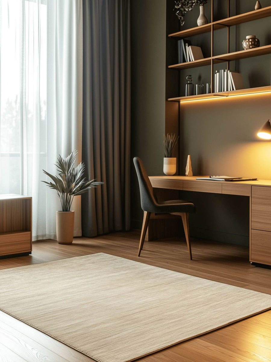 Timeworn Linear Weave Rug | Nature - Inspired Rug by districtoasis