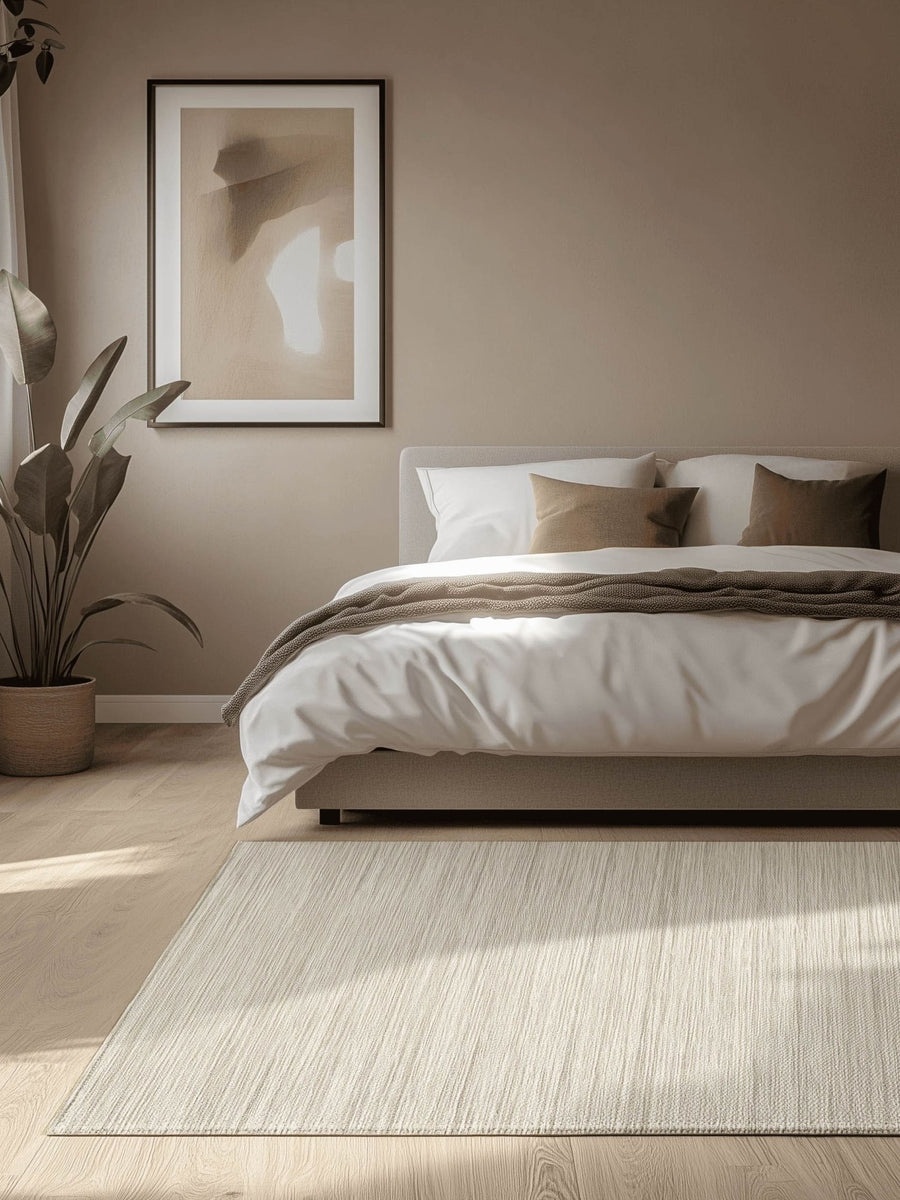 Timeworn Linear Weave Rug | Nature - Inspired Rug by districtoasis