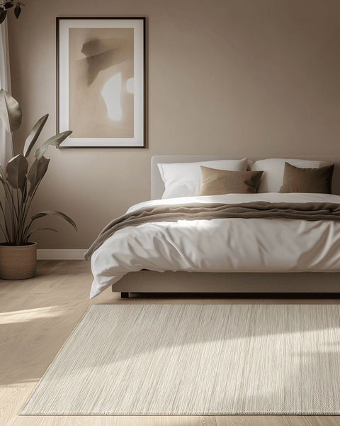 Timeworn Linear Weave Rug | Nature - Inspired Rug by districtoasis