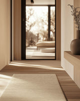 Timeworn Linear Weave Rug | Nature - Inspired Rug by districtoasis
