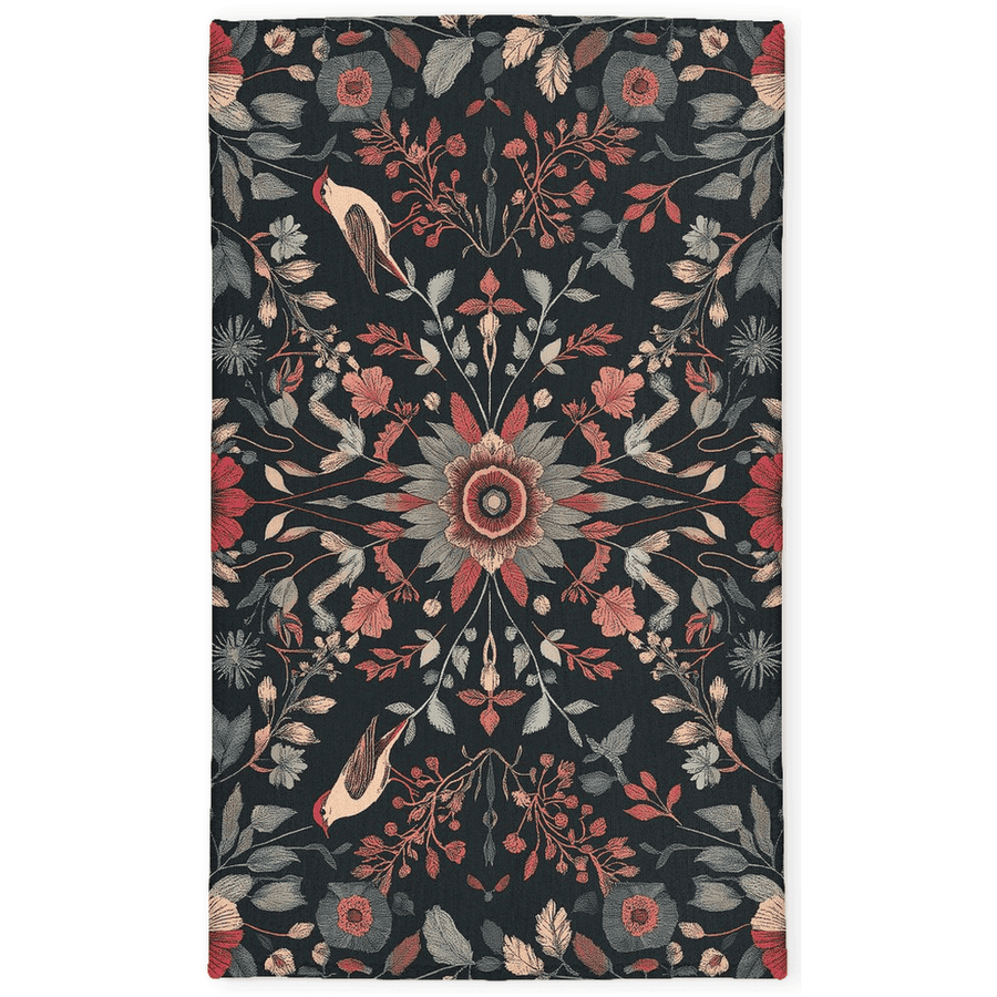 Twilight Canopy Rug – Mystical Forest Design, Soft & Durable | Nature - Inspired Rug by districtoasis