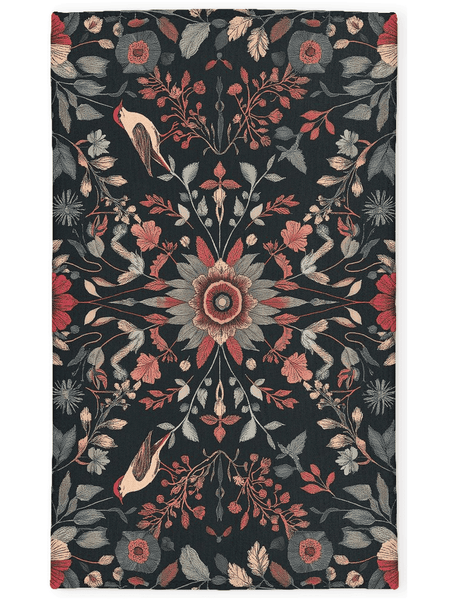 Twilight Canopy Rug – Mystical Forest Design, Soft & Durable | Nature - Inspired Rug by districtoasis