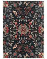Twilight Canopy Rug – Mystical Forest Design, Soft & Durable | Nature - Inspired Rug by districtoasis