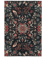 Twilight Canopy Rug – Mystical Forest Design, Soft & Durable | Nature - Inspired Rug by districtoasis