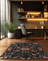 Twilight Canopy Rug – Mystical Forest Design, Soft & Durable | Nature - Inspired Rug by districtoasis