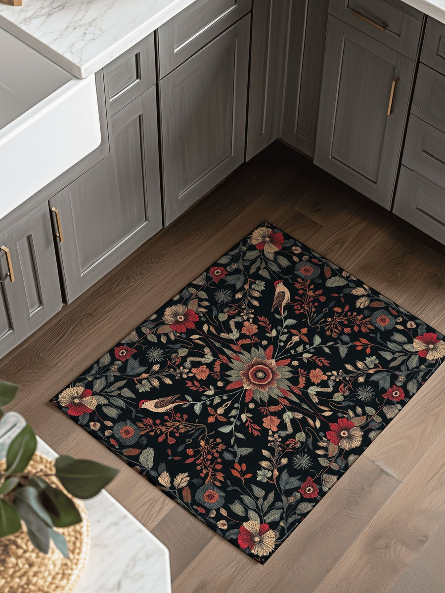 Twilight Canopy Rug – Mystical Forest Design, Soft & Durable | Nature - Inspired Rug by districtoasis