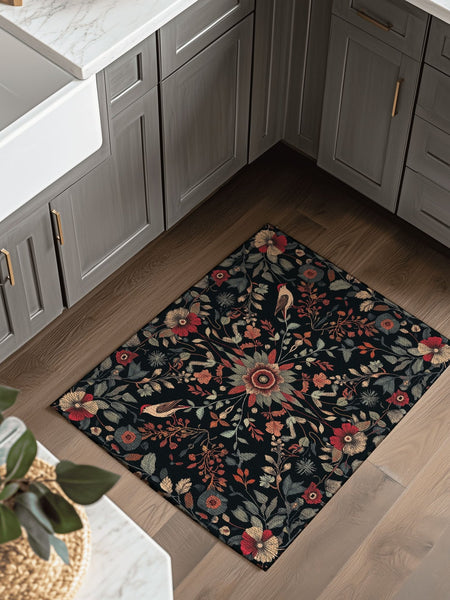 Twilight Canopy Rug – Mystical Forest Design, Soft & Durable | Nature - Inspired Rug by districtoasis