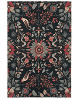 Twilight Canopy Rug – Mystical Forest Design, Soft & Durable | Nature - Inspired Rug by districtoasis