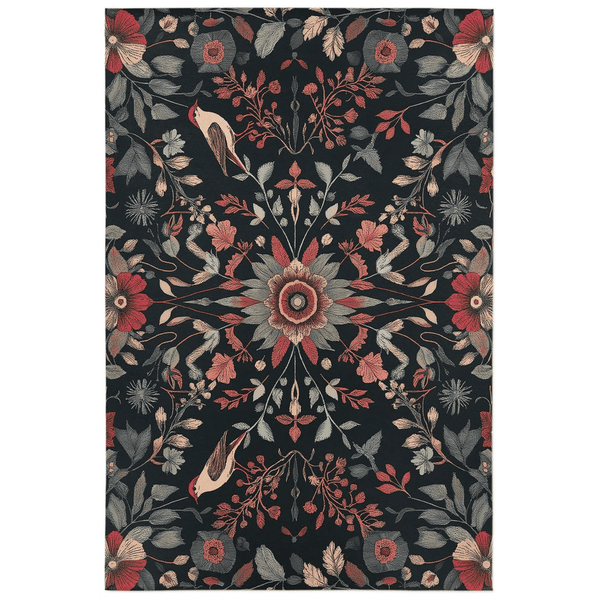 Twilight Canopy Rug – Mystical Forest Design, Soft & Durable | Nature - Inspired Rug by districtoasis