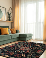 Twilight Canopy Rug – Mystical Forest Design, Soft & Durable | Nature - Inspired Rug by districtoasis