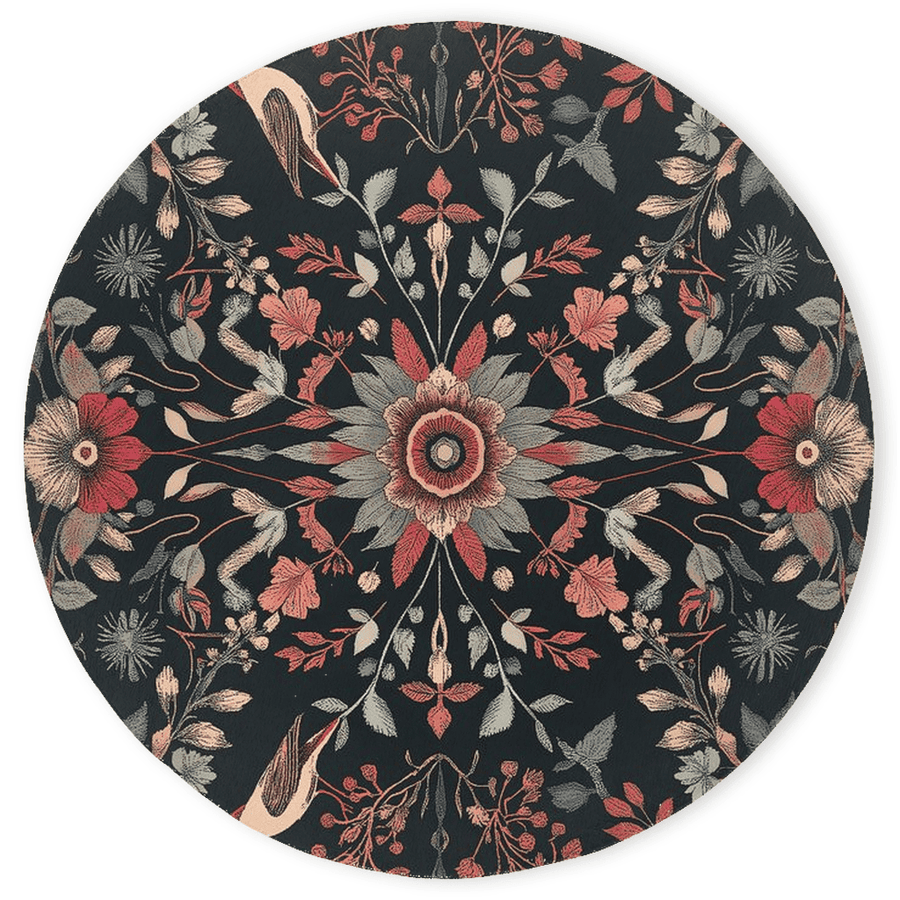 Twilight Canopy Rug – Mystical Forest Design, Soft & Durable | Nature - Inspired Rug by districtoasis