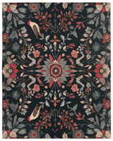 Twilight Canopy Rug – Mystical Forest Design, Soft & Durable | Nature - Inspired Rug by districtoasis
