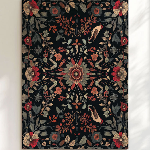 Twilight Canopy Rug – Mystical Forest Design, Soft & Durable