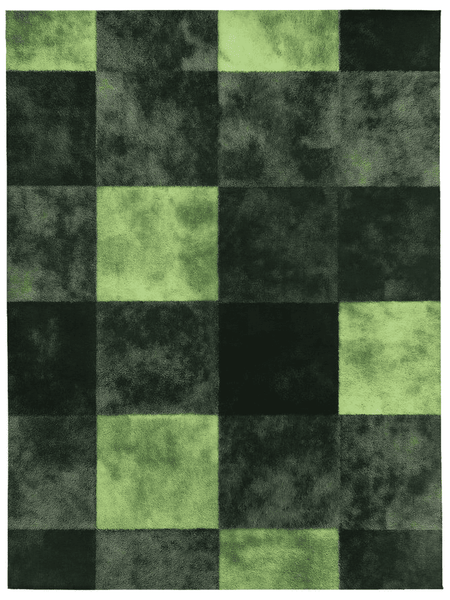 Verdant Grid Rug – Elegant Grid Patterns, Premium Quality | Nature - Inspired Rug by districtoasis