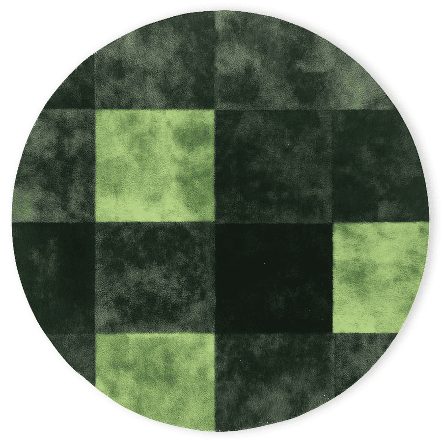 Verdant Grid Rug – Elegant Grid Patterns, Premium Quality | Nature - Inspired Rug by districtoasis
