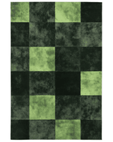 Verdant Grid Rug – Elegant Grid Patterns, Premium Quality | Nature - Inspired Rug by districtoasis