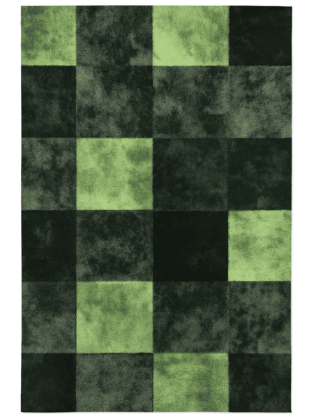 Verdant Grid Rug – Elegant Grid Patterns, Premium Quality | Nature - Inspired Rug by districtoasis