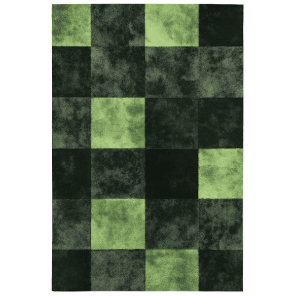 Verdant Grid Rug – Elegant Grid Patterns, Premium Quality | Nature - Inspired Rug by districtoasis