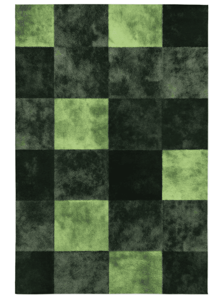Verdant Grid Rug – Elegant Grid Patterns, Premium Quality | Nature - Inspired Rug by districtoasis