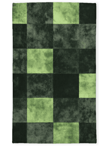 Verdant Grid Rug – Elegant Grid Patterns, Premium Quality | Nature - Inspired Rug by districtoasis