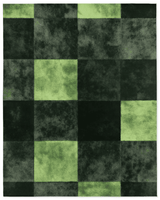 Verdant Grid Rug – Elegant Grid Patterns, Premium Quality | Nature - Inspired Rug by districtoasis