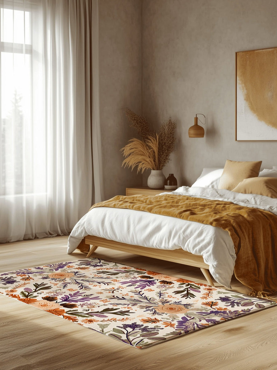 Verdant Harmony Rug | Nature - Inspired Rug by districtoasis