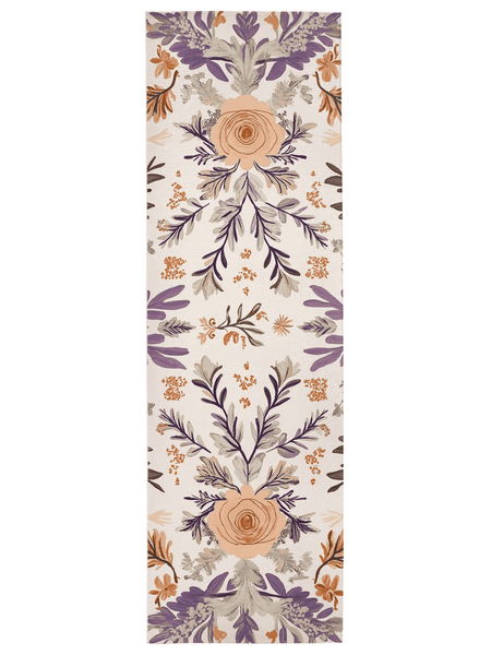 Verdant Harmony Rug – Floral Polish Meadow Design, Soft & Durable | Nature - Inspired Rug by districtoasis