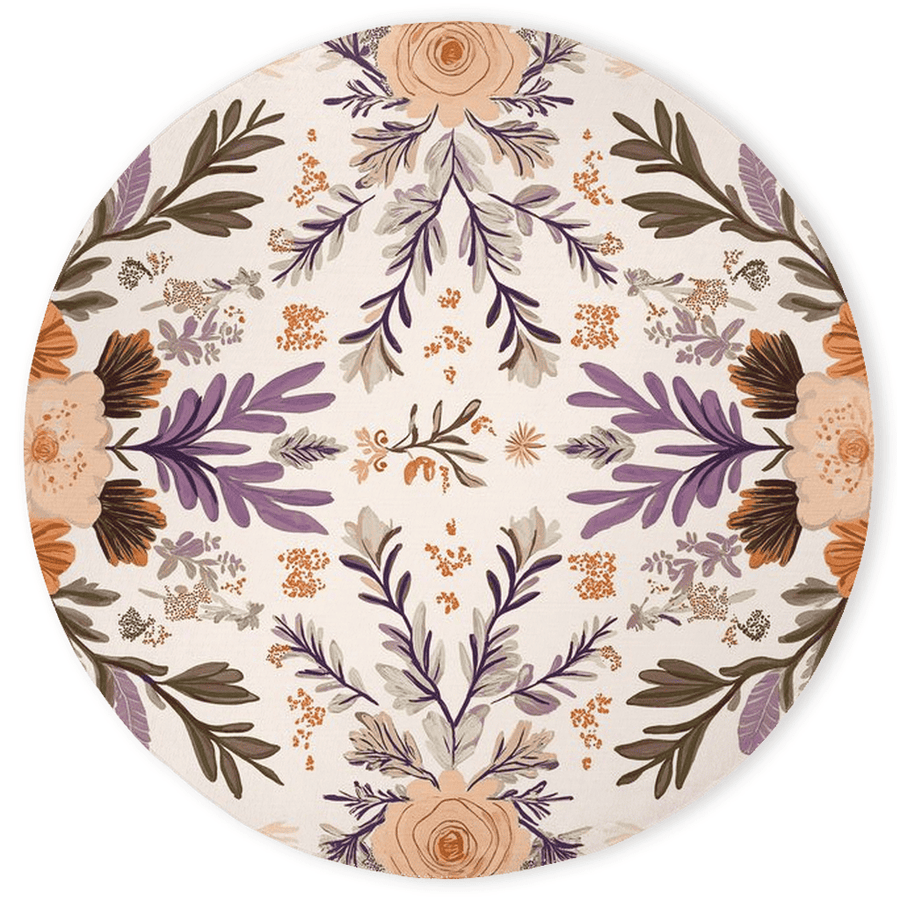 Verdant Harmony Rug – Floral Polish Meadow Design, Soft & Durable | Nature - Inspired Rug by districtoasis