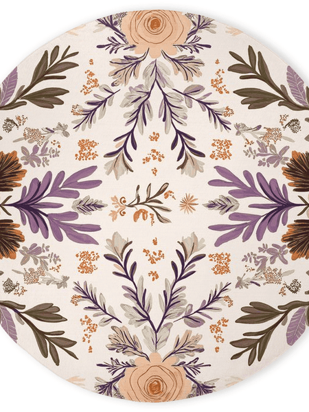 Verdant Harmony Rug – Floral Polish Meadow Design, Soft & Durable | Nature - Inspired Rug by districtoasis